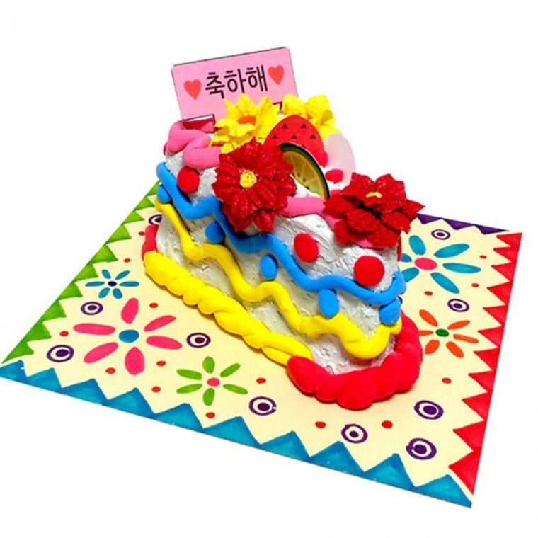 클레이 조각 케익 만들기 키트 재료 DIY 세트