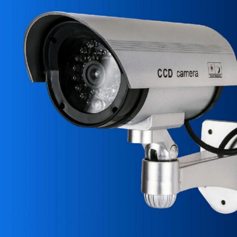 대형 감시 점등 모형 카메라 빨간불 감시카매라 CCTV