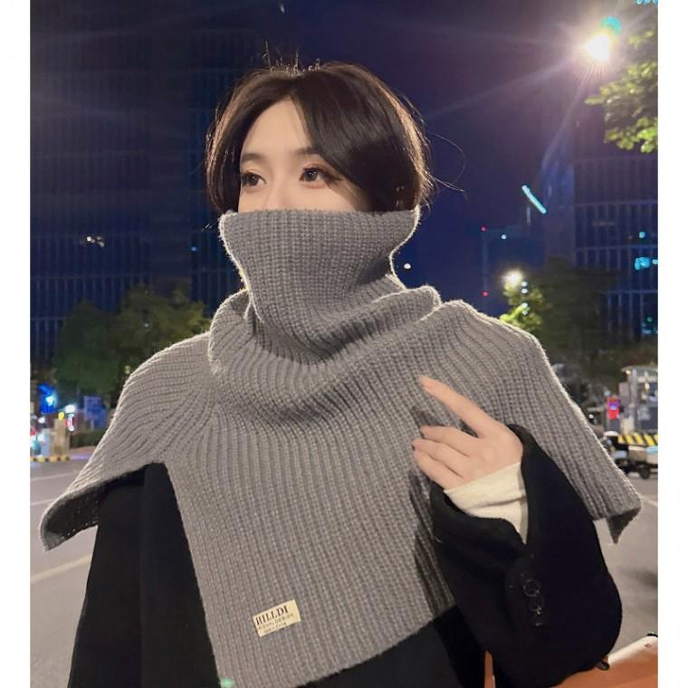 옆트임 하이넥 워머 머플러