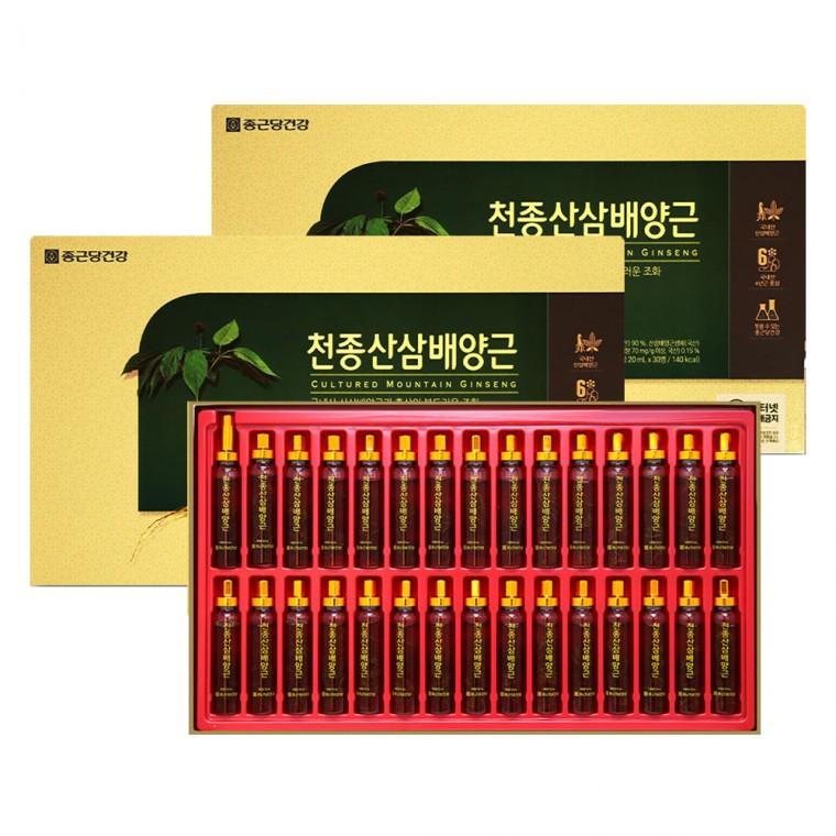 종근당건강 천종산삼배양근 30병 2박스