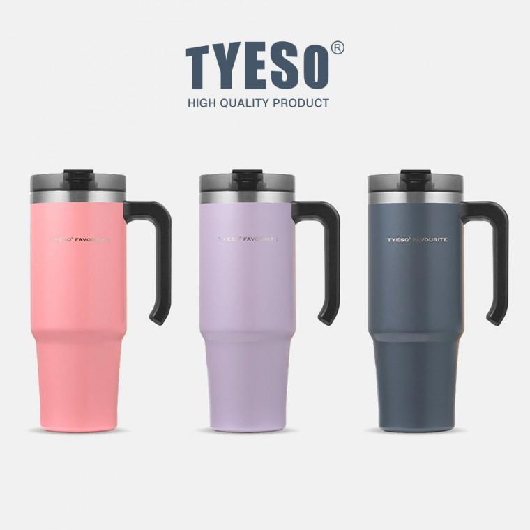 대용량 타이소 텀블러 890ml 스테인리스 보온보냉 머그컵 캠핑 사무실 여행용 물병