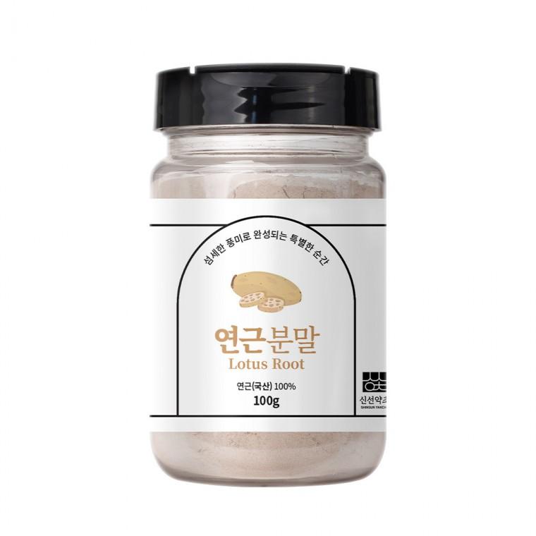 신선약초 연근분말 100g 가루 차