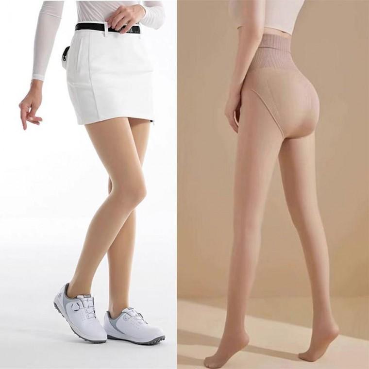 여성 여름 골프 스타킹 유발 고리 레깅스 고탄력 골프웨어 여자 치마 팬티스타킹 학생