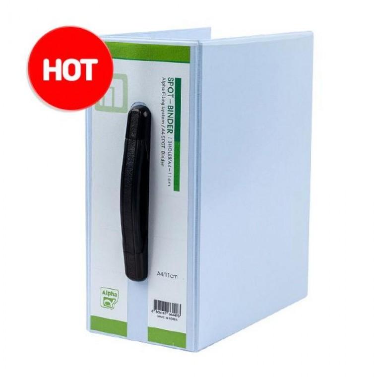 알파 손잡이 사다리 바인더 A4 3공 1100매(11cm)