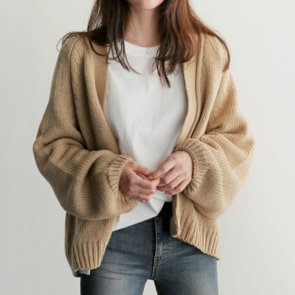 여성니트가디건 편한가디건 보플없는 예쁜셔츠