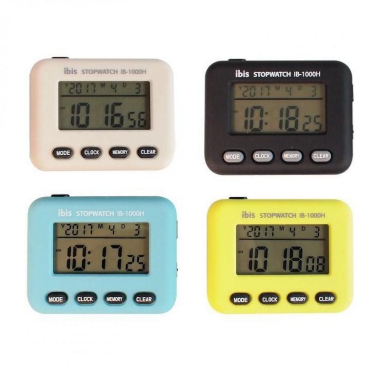 아이비스 10000 스톱워치(IB-1000H) - 운동 요리 공부용 학습용 다기능 타이머 뽀모도로