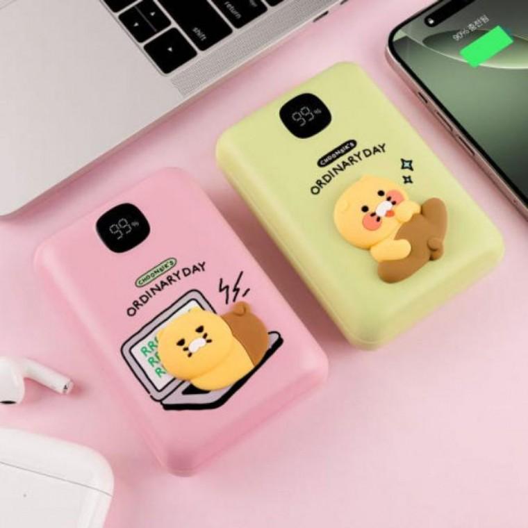 카카오프렌즈 춘식이 고속충전 보조배터리 20 000mAh