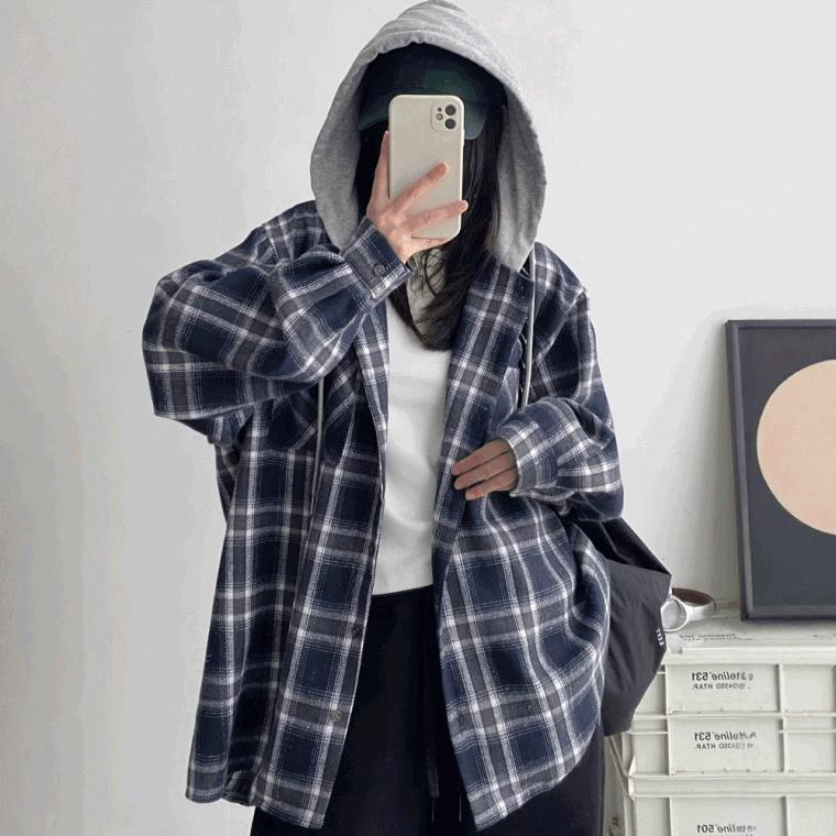 웨이드 후드남방