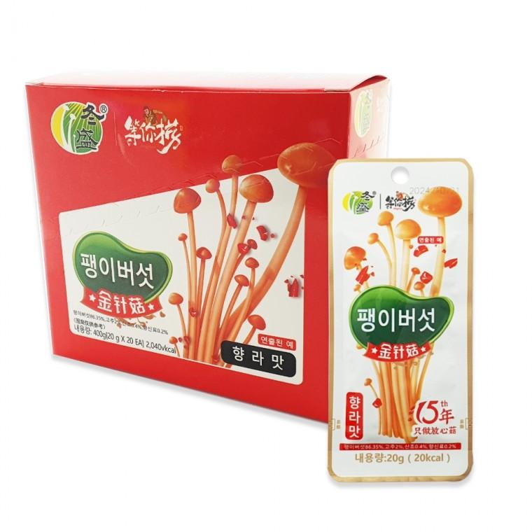 플유 향라범벅 팽이 버섯 20g 1박스 20개입