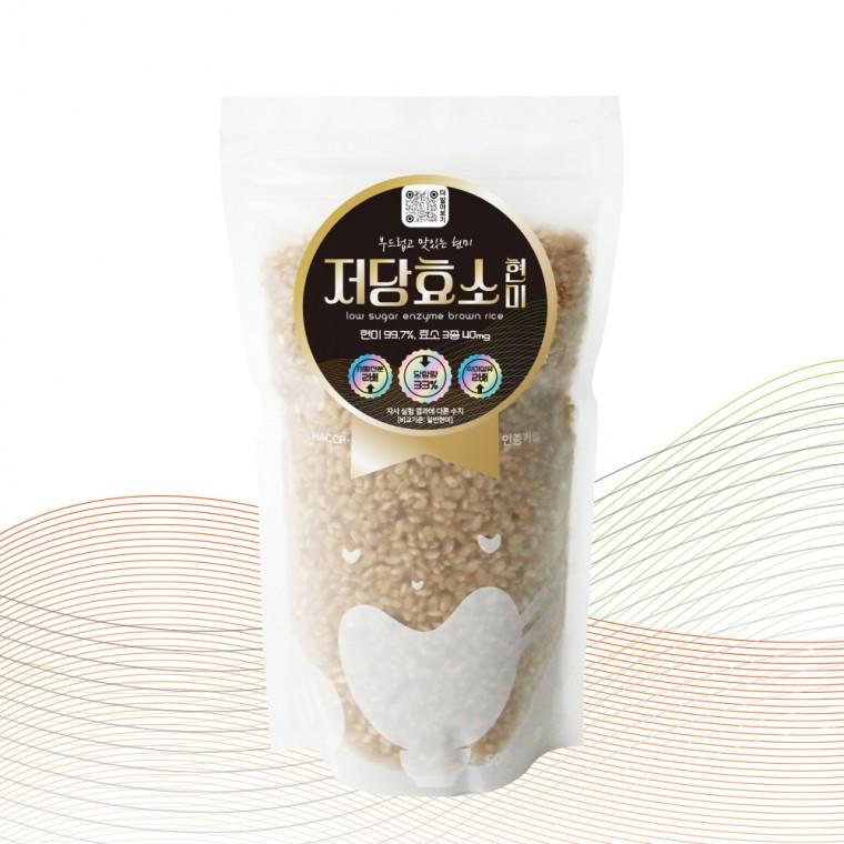 바비조아 저당효소현미 500g 저당 고단백 건강곡물