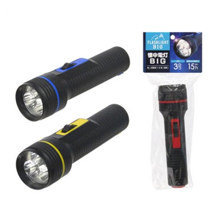 3구형 LED 손전등 (건전지 미포함)