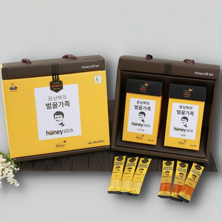 윤상복의 벌꿀가족 7호(아카시아스틱12gx15ea+잡화스틱12gx15ea)