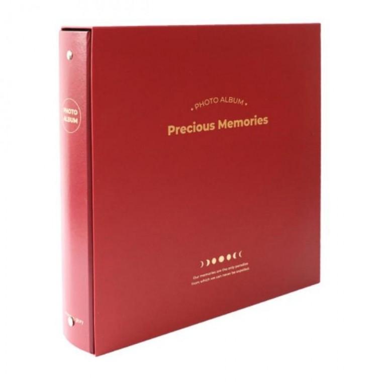모닝글로리 40000 4R 접착앨범(40매 레드)