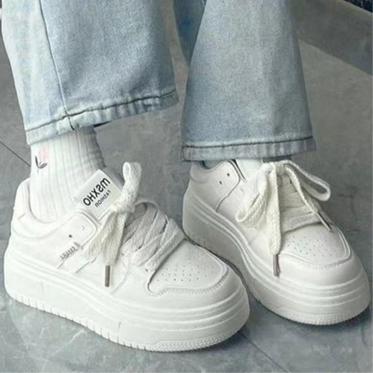 여자 흰색운동화 통굽 키높이 4.5cm 여성운동화 캐주얼 여성운동화추천 여성운동화흰색 키높이신발