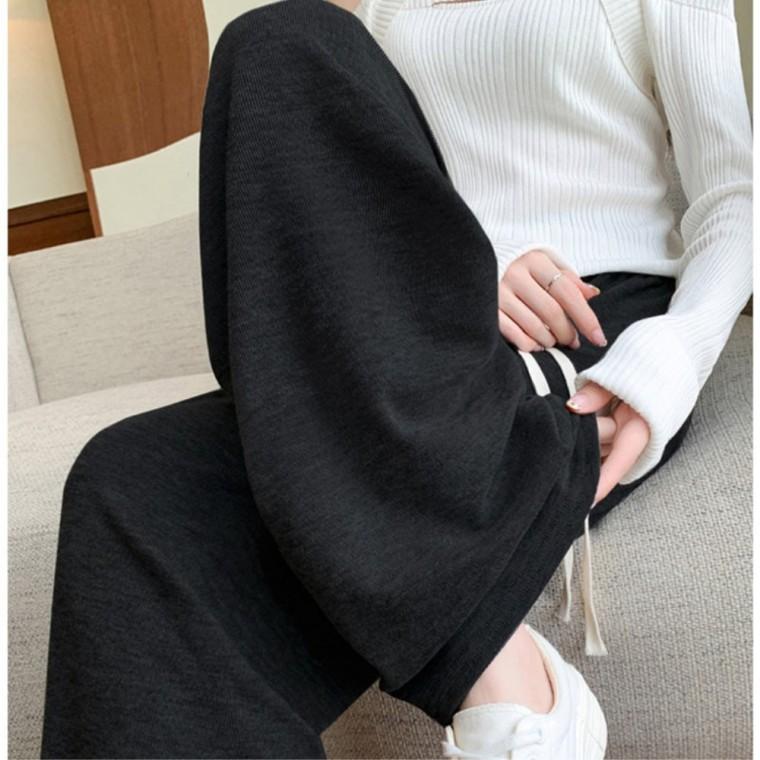 루즈핏 여성밴딩팬츠 하이웨스트 편한바지 여성밴딩와이드바지 여성밴딩바지 10대여성 일자팬츠 통바지
