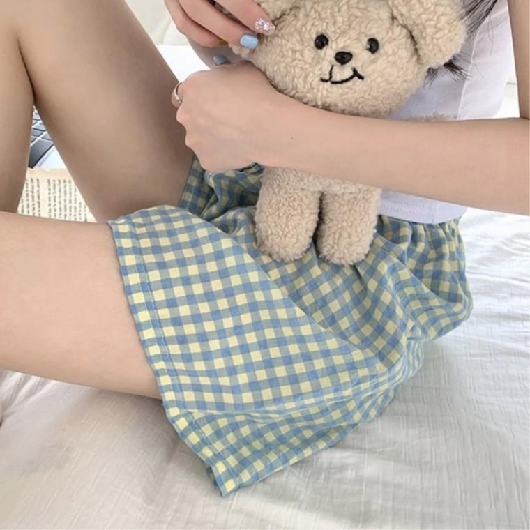 가벼운 여자잠옷 3부 여행용 반바지파자마 파자마바지 여성홈웨어 실내잠옷 여자홈웨어 편안한홈웨어