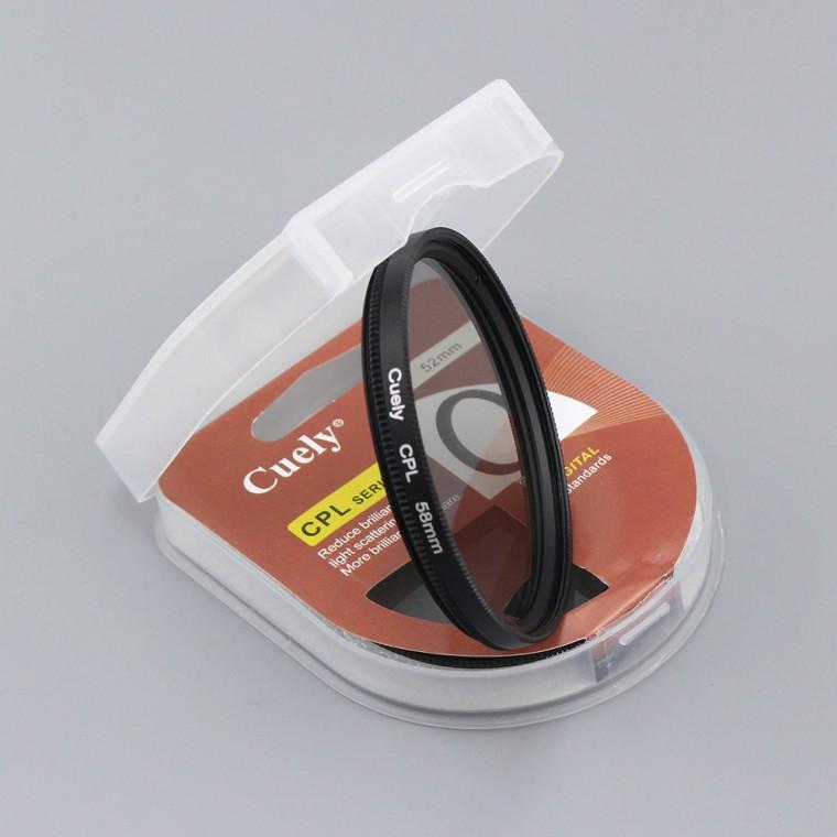 카메라 CPL 렌즈 편광 필터 46mm 미러리스 빛 반사 차단 DSLR