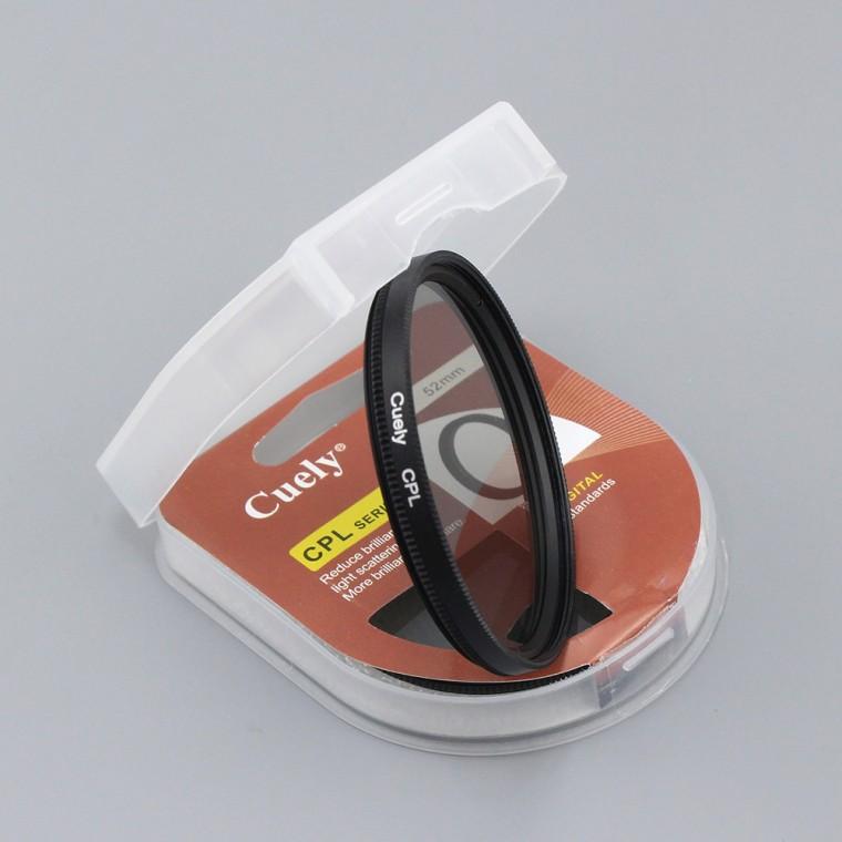 DSLR 카메라 CPL 렌즈 편광 필터 58mm 빛 반사 차단 미러리스