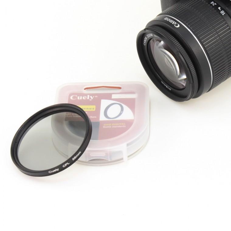 카메라 CPL 렌즈 편광 필터 67mm 빛 반사 차단 미러리스 DSLR