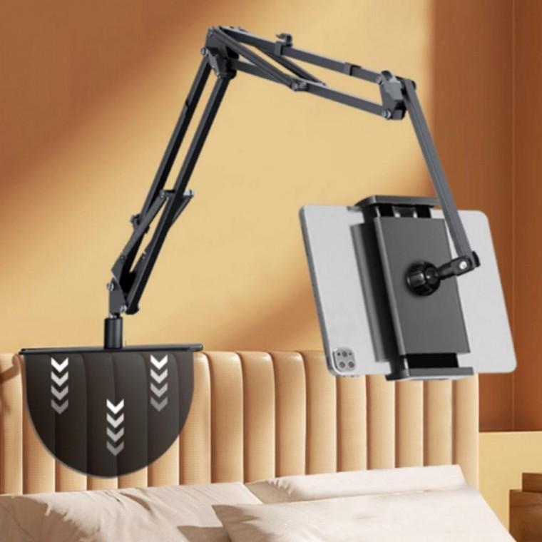 침대 자바라 거치대 누워서 태블릿 스마트폰 편한
