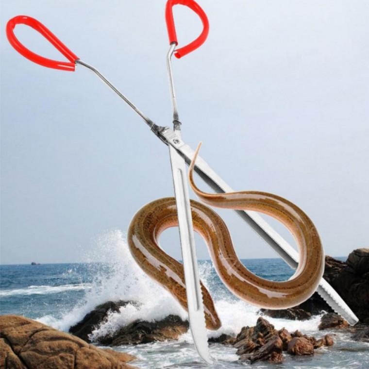 롱집게 낚시 장어 꽃개 가재 스텐 다용도 62cm