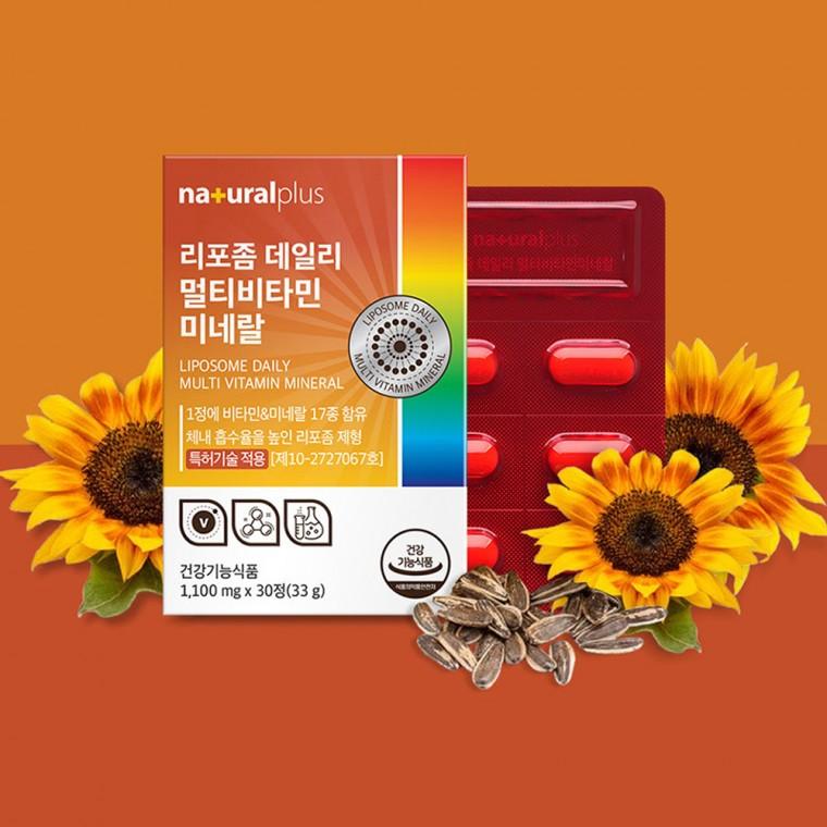 내츄럴플러스 리포좀 데일리 멀티비타민미네랄 30정 1개