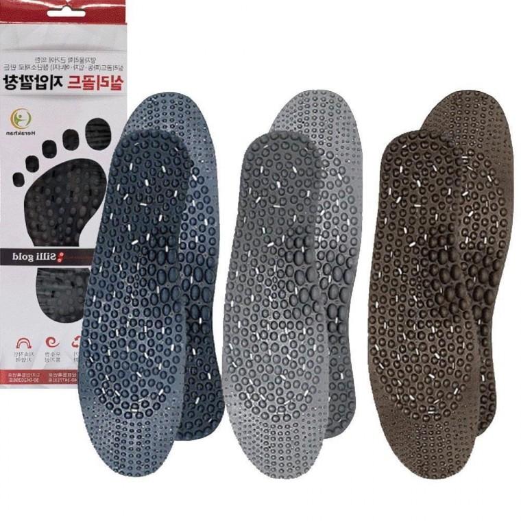 발지압형 실리골드 쾌적깔창 발열기능 깔창 방한깔창 구두 기능성 깔창 군화