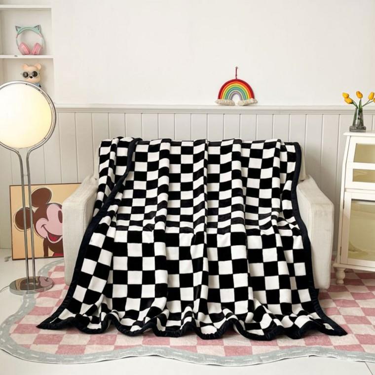 극세사 체크 대형 담요 블랭킷 150X200CM LM-1003666