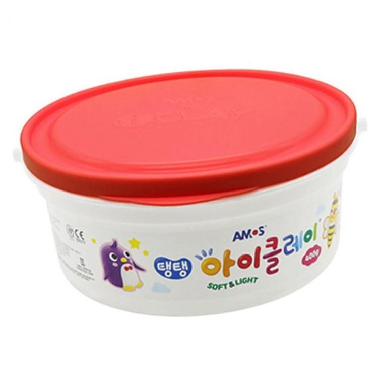 대용량 아이클레이 400g 빨강 1P 버킷 점토 클레이