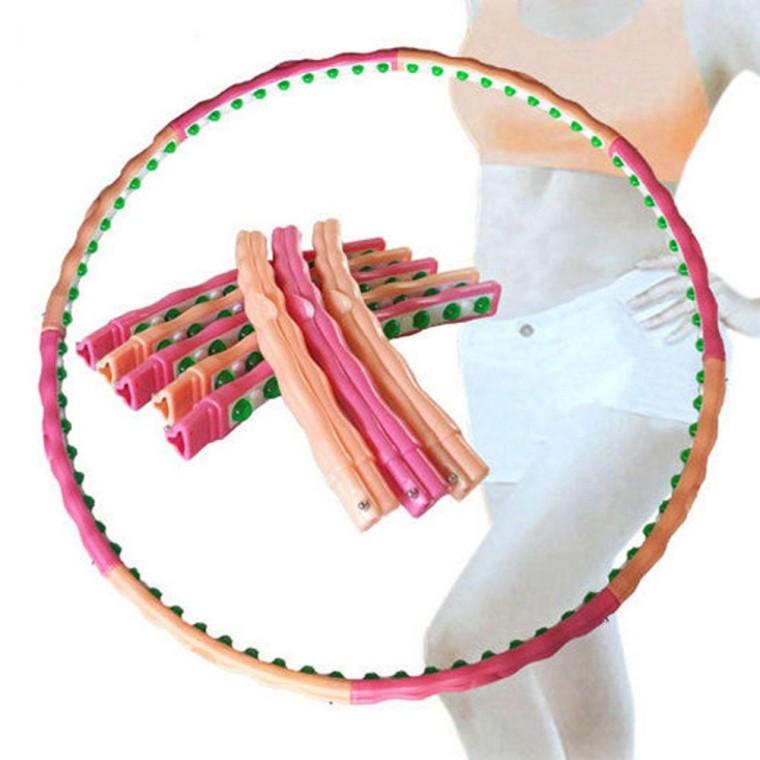 훌라후프 스포츠 초급 1.3kg 1P 에어쿠션 돌기 마사지