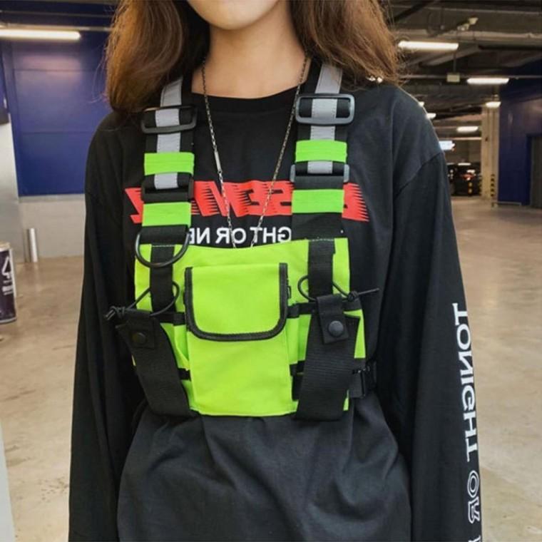 베스트 포켓 멀티 가방 등산가방 러닝 보조 전술 캠핑 가방 남자 남성슬링백