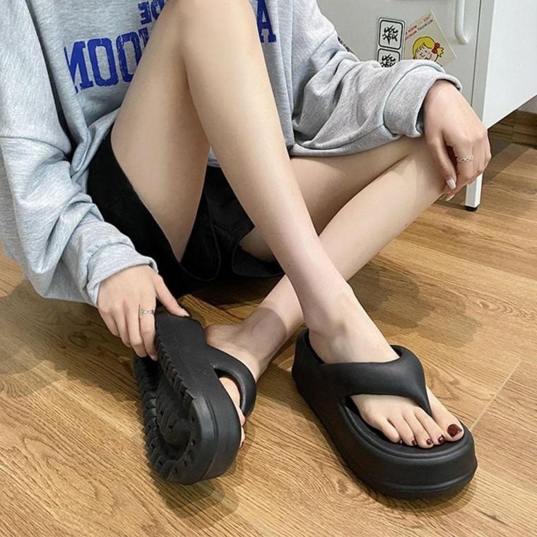 통굽 슬리퍼 비치 사무실 층간소음 편한슬리퍼 외출 키높이슬리퍼 여름쪼리