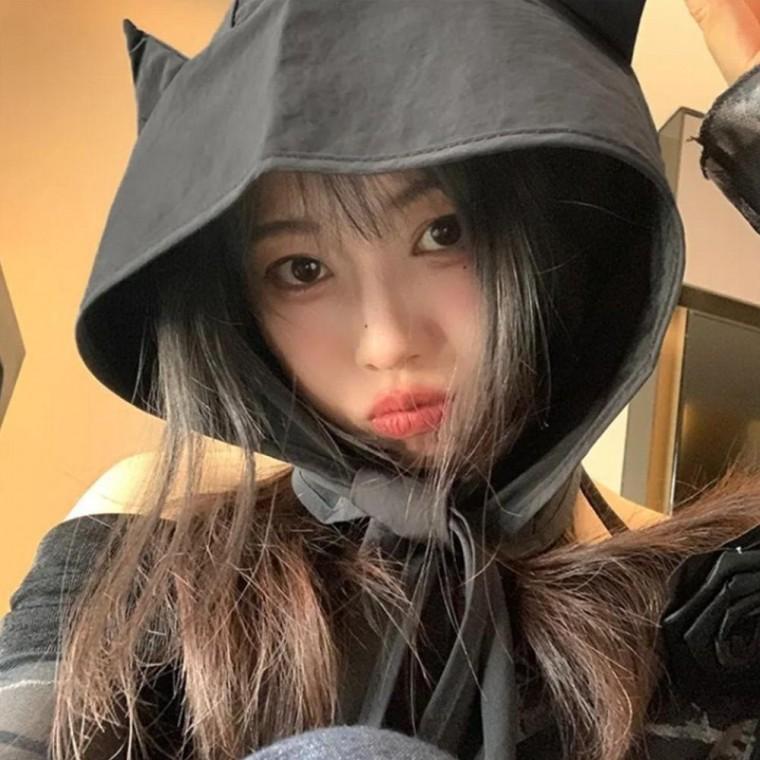 얼굴 작아보이는 블랙 썬캡 여자 여성모자 여름모자 썬캡 선캡 자외선차단모자