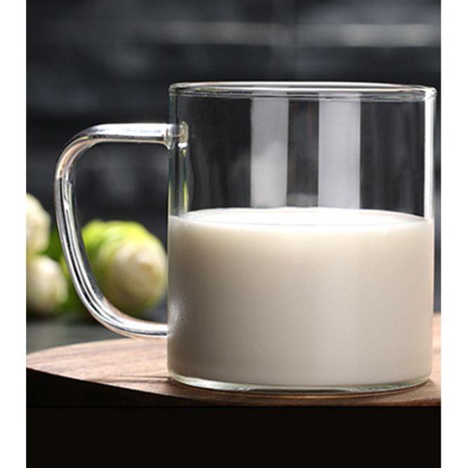 유리컵 머그잔 내열 커피잔 물컵 홈카페 유리컵 350ml