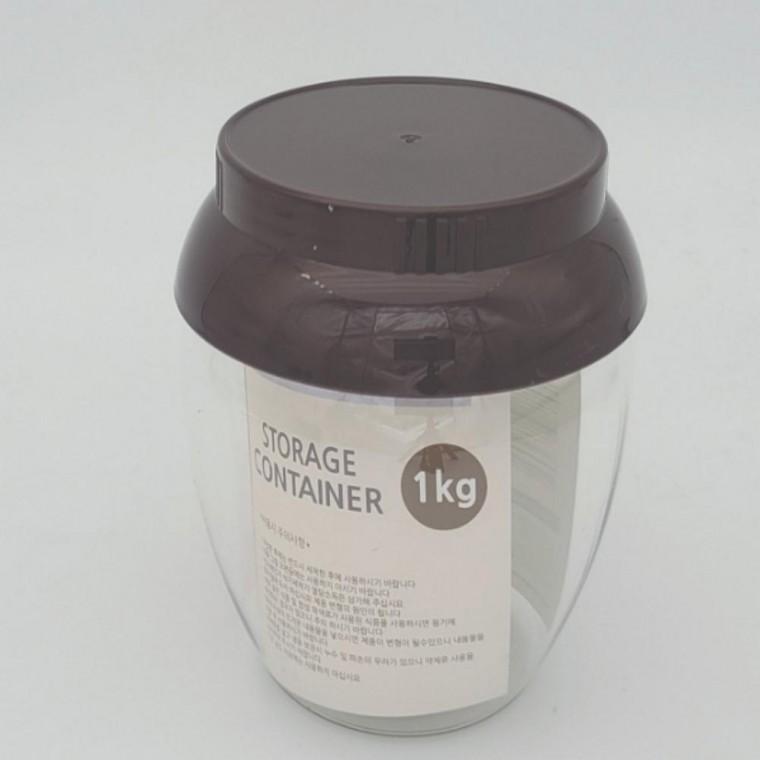 플라스틱 항아리 젓갈 고추장 된장 통 1kg 10매