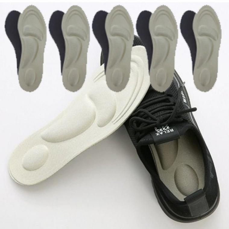4D 푹신한 아치 지지대 쿠션 깔창 5개입 1P 충격완화