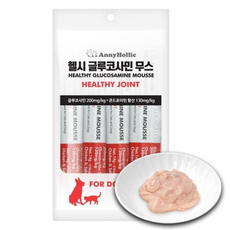 관절 강아지 영양 간식 치킨 연어 4개입 1P 고양이