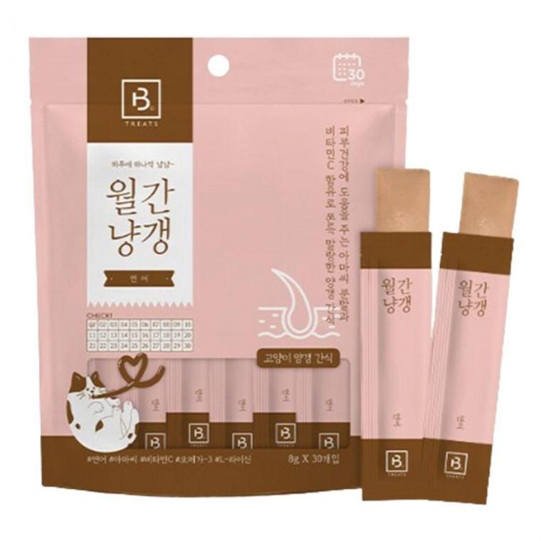 짜먹는 고양이 양갱 간식 연어 30개입 1P 파우치 스틱