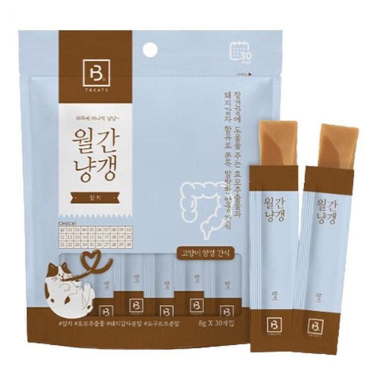 짜먹는 고양이 양갱 간식 참치 30개입 1P 파우치 스틱