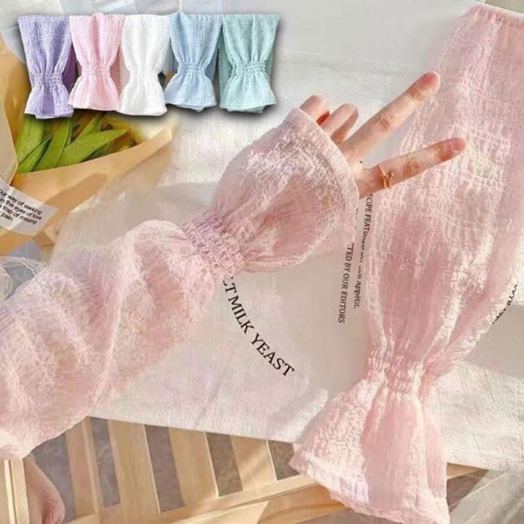 패션 여자 프릴 여름 팔토시 1P 자외선 차단 패션