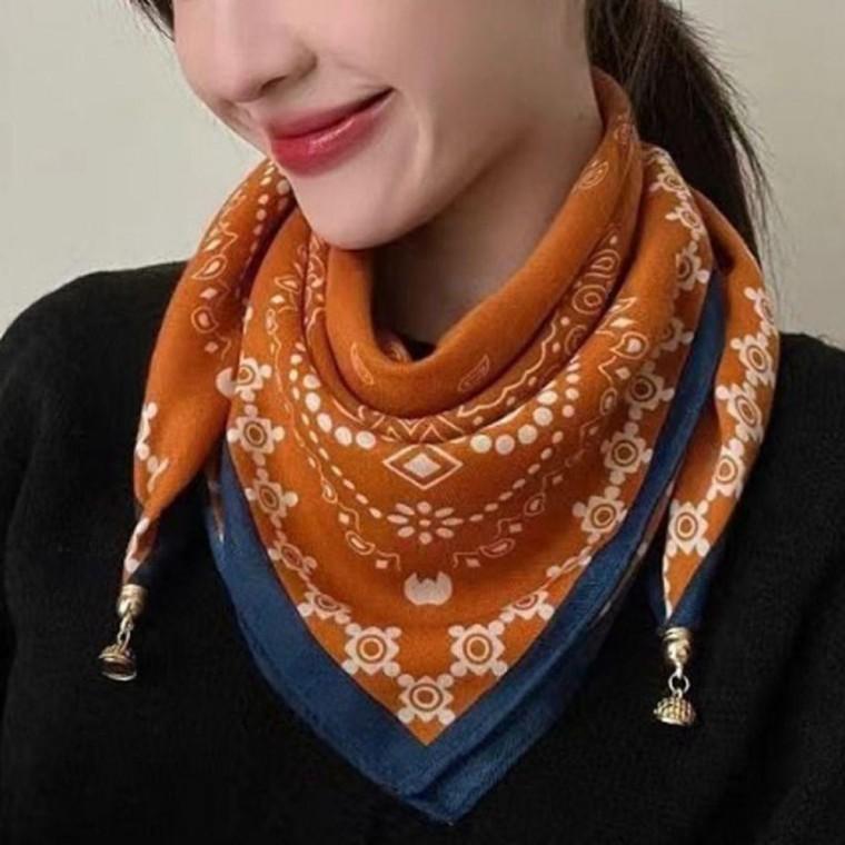 사계절 여자 자석 스카프 1P 원터치 쁘띠 목스카프