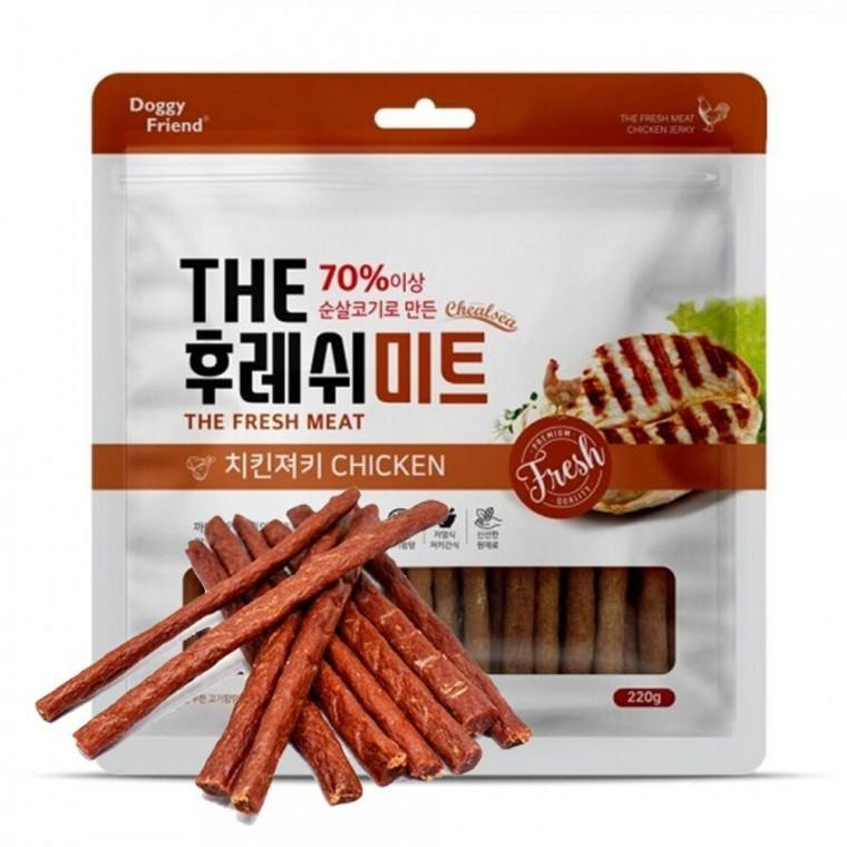 육질 강아지 풍미 져키 치킨 220g 1P 영양 육포 간식