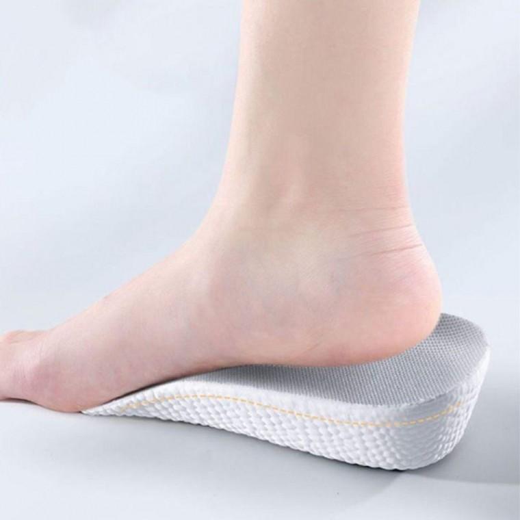 키높이 충격흡수 신발 깔창 1세트 아치형 엠보싱 쿠션