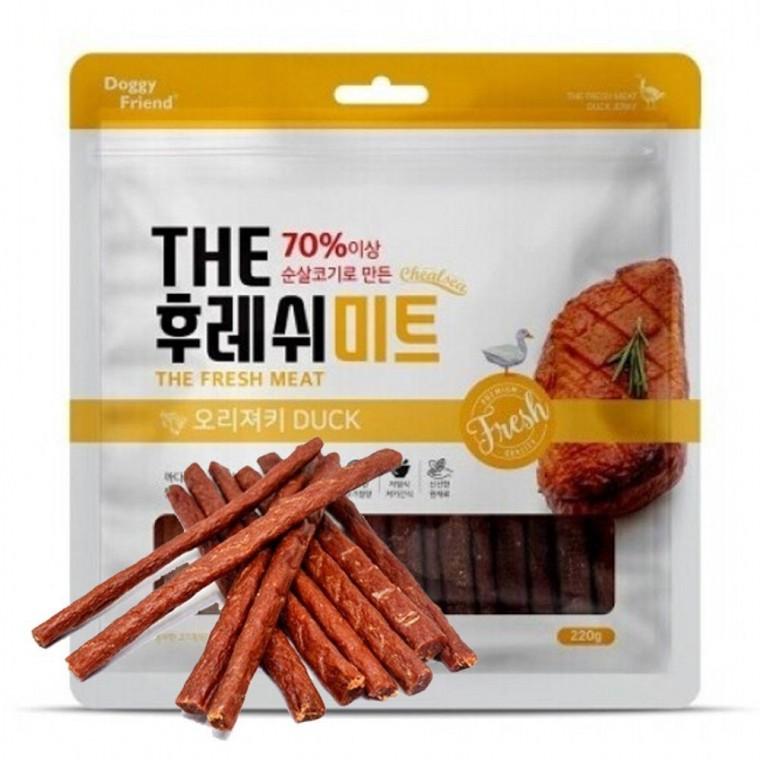 육질 강아지 풍미 져키 오리 220g 1P 영양 육포 간식