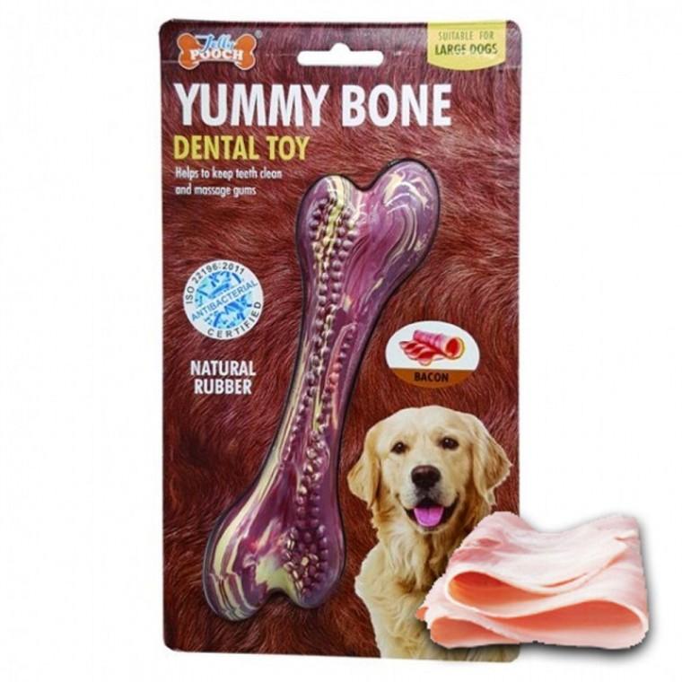 맛있는향 강아지 덴탈 토이 베이컨 L 1P 잇몸 마사지