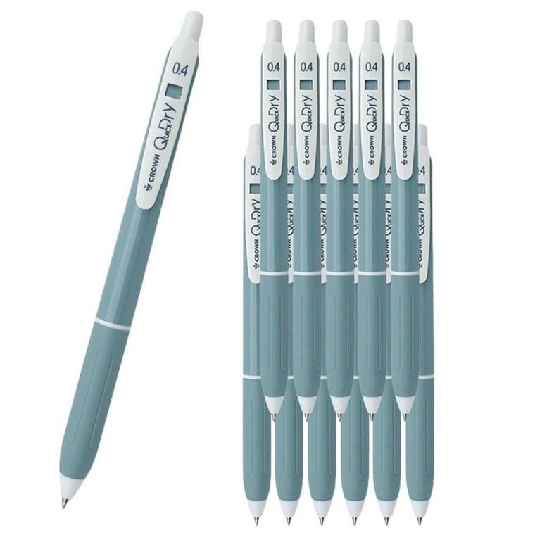 속건성 마일드 볼펜 피코크그린 0.4mm 12개 1P 필기구