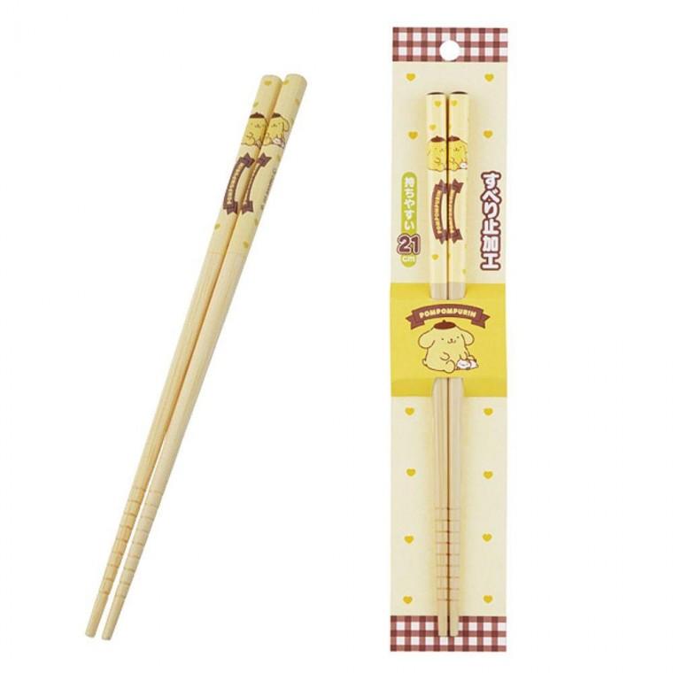 젓가락 대나무 21cm 폼폼푸린 1P 예쁜 일식 요리 저본