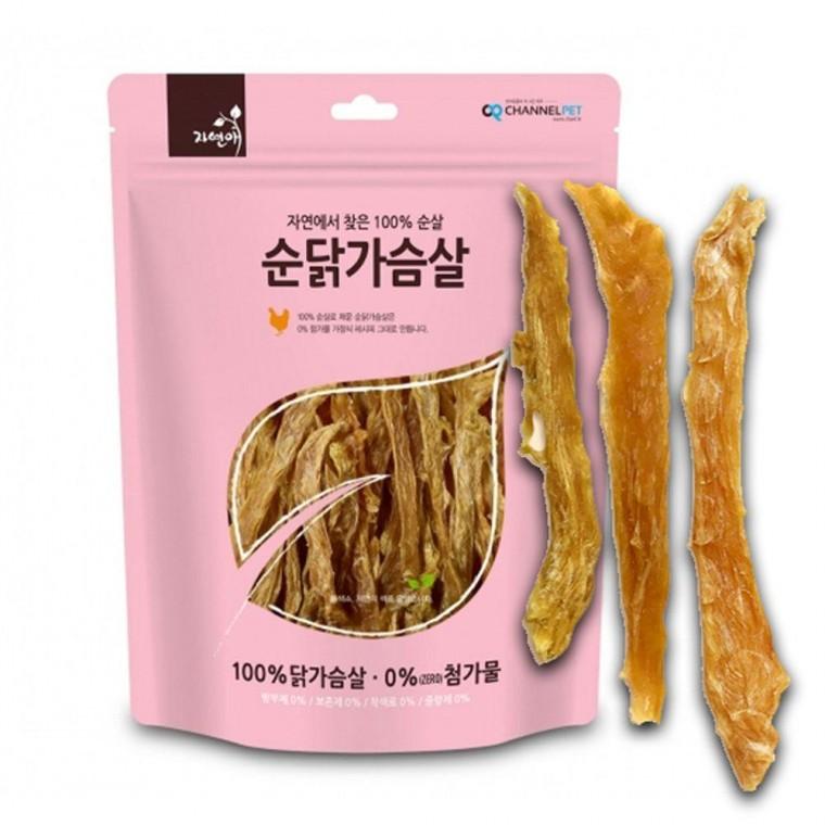 그대로 강아지 순살 닭가슴살 육포 200g 1P 영양 간식