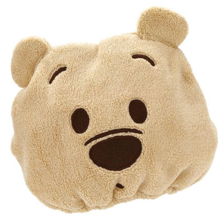 목욕용 스케이터 헤어캡 곰돌이푸 1P 수분 흡수 모자
