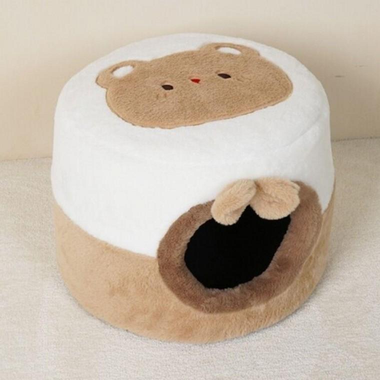 극세사 고양이 쿠션 하우스 S 1P 조립 오픈 숨숨집